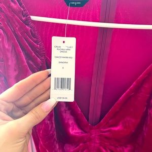Brand new velvet dress. Very cute snd sexy color